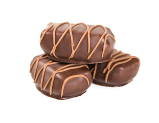 Three chocolate candies