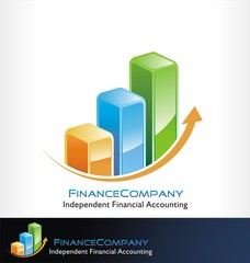 finance logo symbol vector