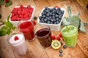 Healthy organic beverages - drinks