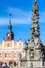 Fototapeta premium Ressel''s Square, Chrudim, Czech Republic