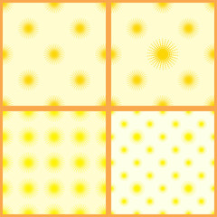 sun set seamless pattern