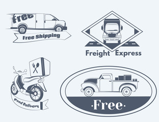 Set of delivery icons