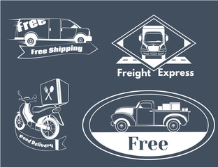 Set of delivery icons