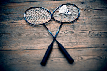 vintage badminton racquet