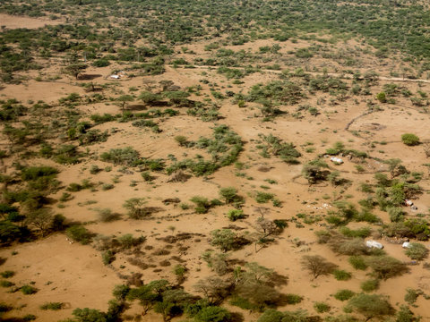 aerial view of Ethiopia