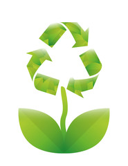 Ecology design, vector illustration.