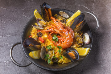パエリア　スペイン料理　 Paella Spanish food
