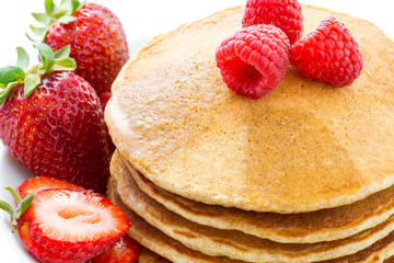 Whole grain pancakes