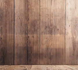 Naklejka premium Wooden boards with texture as clear background