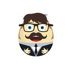 businessman egg doll