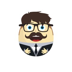 businessman egg doll