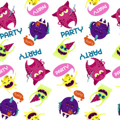 Monsters pattern