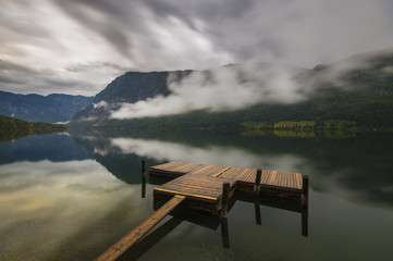 Fototapeta premium Julian Alps, lake Bohinj