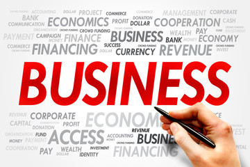 BUSINESS word cloud concept