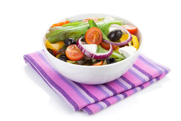 Fresh healty salad bowl