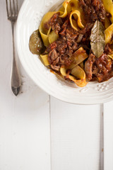 Pappardelle with duck ragu
