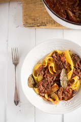 Pappardelle with duck ragu
