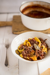 Pappardelle with duck ragu