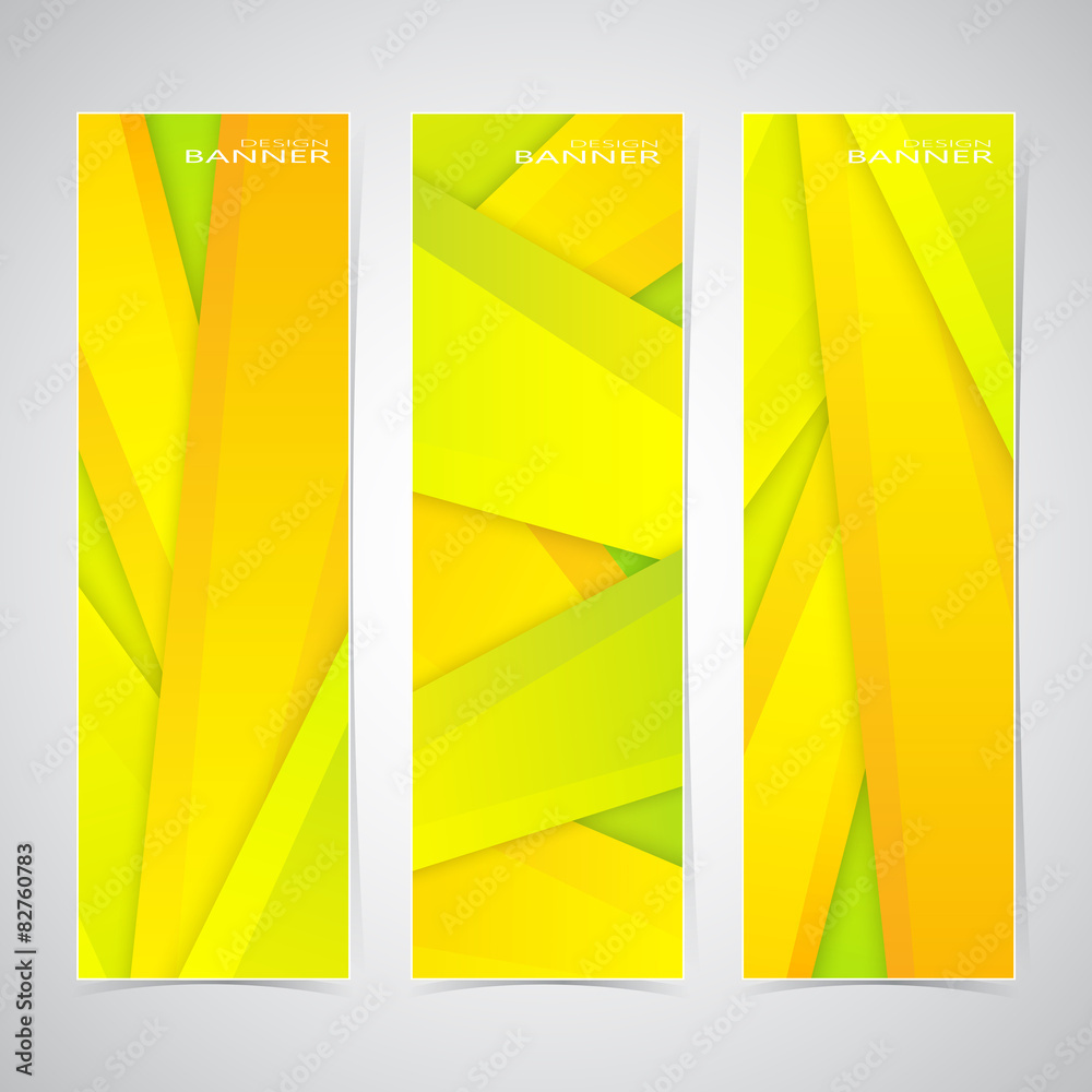 Aufkleber collection of the 3 colorful web banners . can be used for your