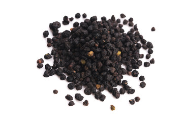 Dried elderberry fruits