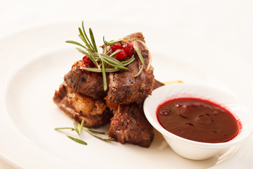 meat with sauce