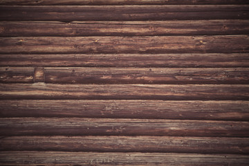Dark Log Wall Background