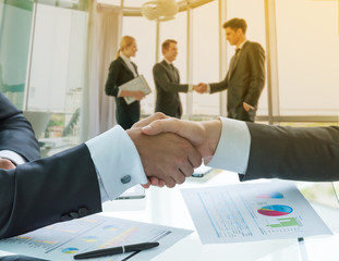 Business handshake
