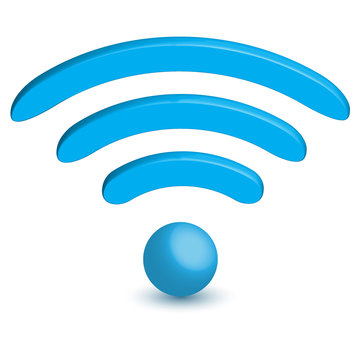 Simbolo 3D WI-FI