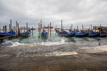 Landing-place for gondolas, Venice