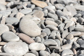 Fototapeta na wymiar Pebbles sea shore background