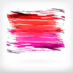 Abstract watercolor brush design elements.