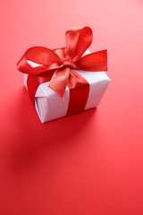 gifts with red ribbons