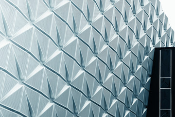 Architectural abstract taken of national stadium