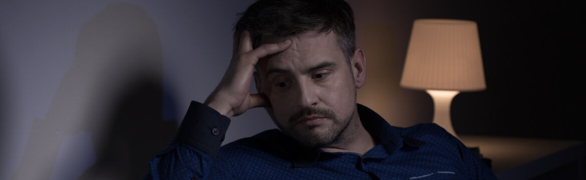 Mature man with problems
