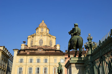Fototapeta na wymiar Monuments and Historical Buildings in Turin - Piedmont