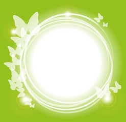 cornice con farfalle