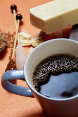 Coffee with chocolate a