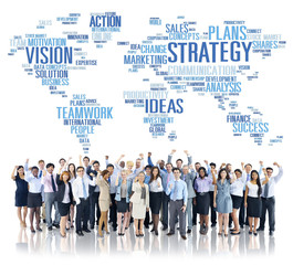 Strategy Analysis World Vision Mission Planning Concept