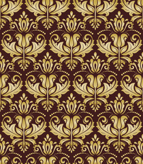 Fototapeta premium Damask Seamless Pattern