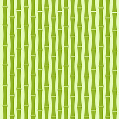 Green Bamboo Tree Background Flat Vector