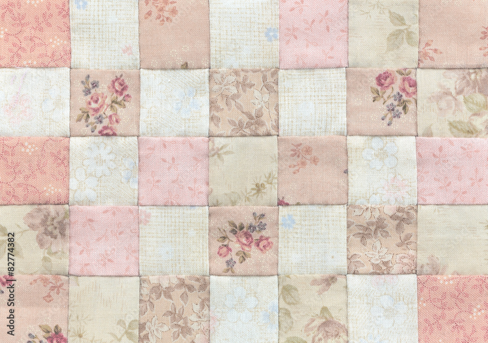 Wall mural patchwork quilt , basic pattern square