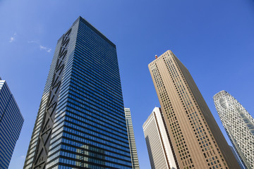 Fototapeta na wymiar 新宿西口高層ビル街