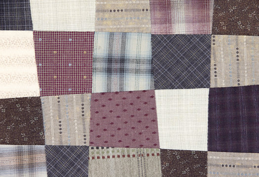 Patchwork Quilt , pattern free form rectangle