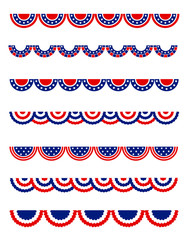 Patriotic bunting / divider set
