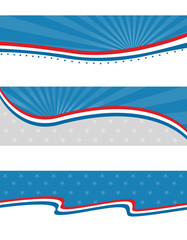 Patriotic header / banner