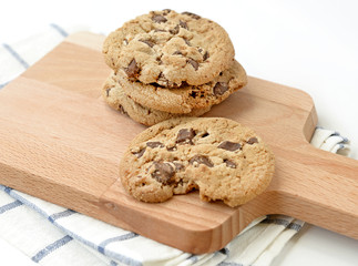 Homemade Double Chocolate Chip Cookies