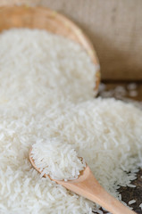 white rice  grains