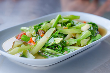 Stir fried kaled