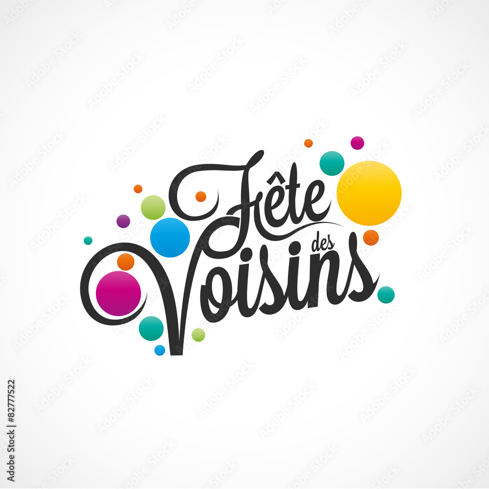 Sticker fête des voisins