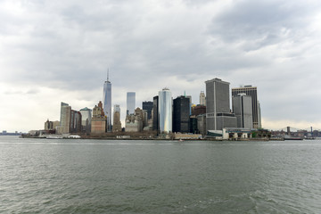 Fototapeta na wymiar View of Lower Manhattan